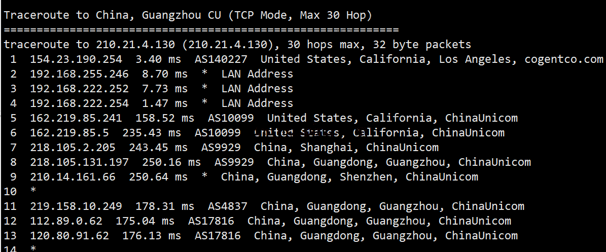 华纳云hncloud 美国云服务器（4核8G 10M CN2）第三方测评