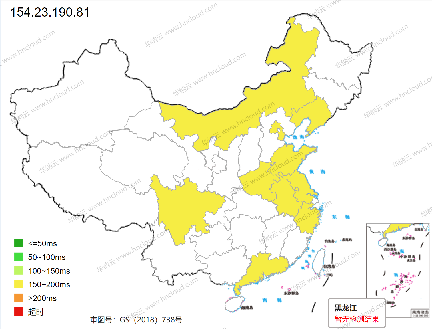 华纳云hncloud 美国云服务器（4核8G 10M CN2）第三方测评